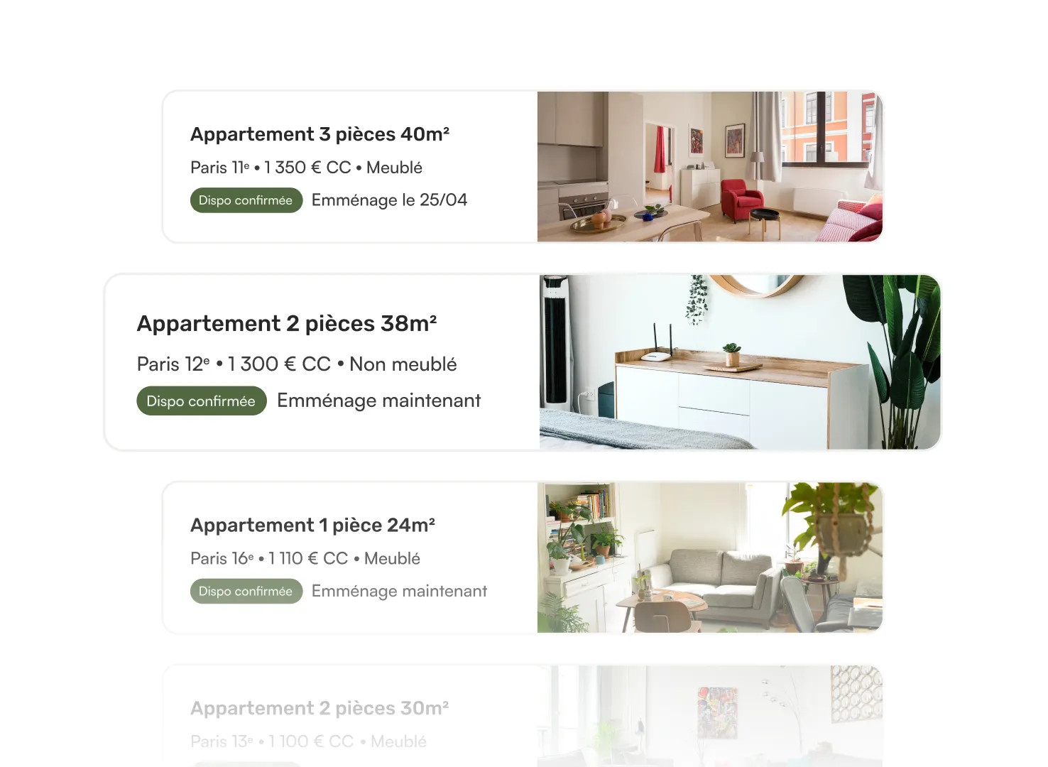 Des annonces pour lesquelles tu es éligible