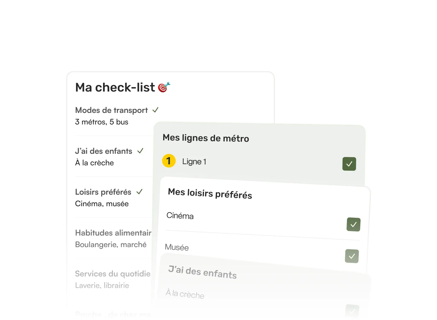 Des résultats personnalisés